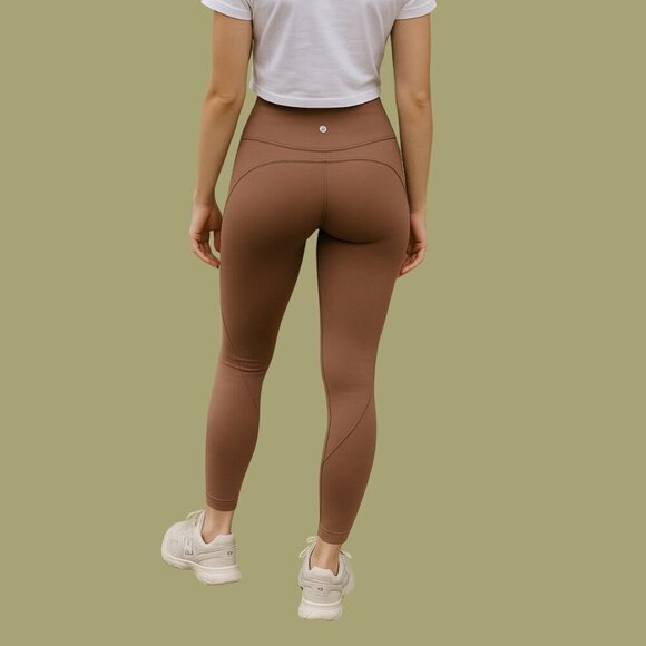 Lululemon High-Rise Seamless Leggings – Terracotta Size 2 (Nulu Fabric) - Picture 2 of 8